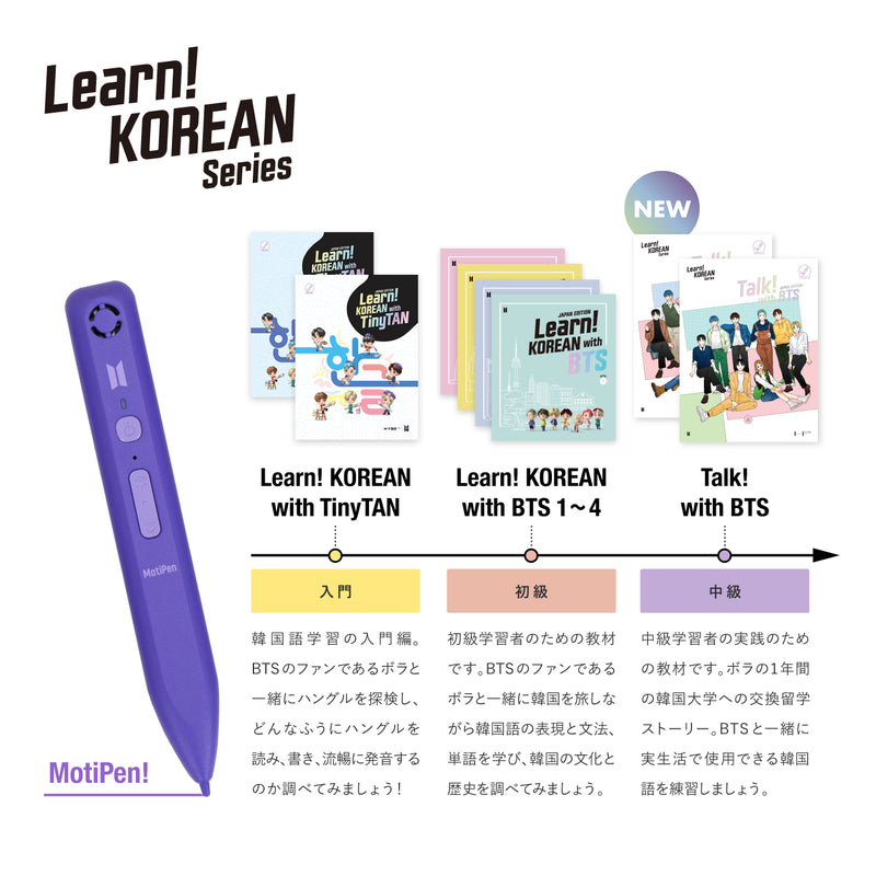 Learn! KOREAN Series] Talk! with BTS (Japan Edition) ※Retail Ver 