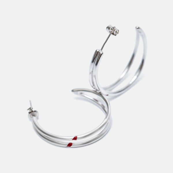 [JIMIN] RED CARVING EARRING(2022年8月上旬以降発送)