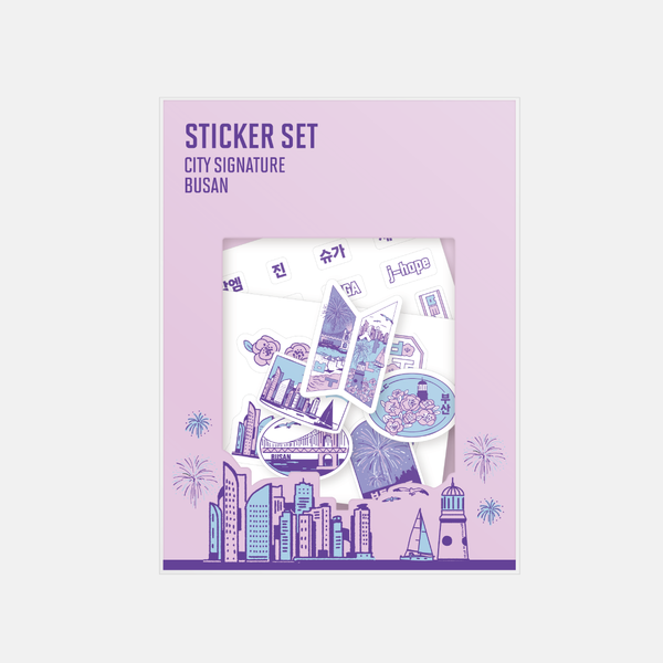 [Yet To Come in BUSAN] CITY STICKER SET BUSAN (2023年1月下旬以降発送)