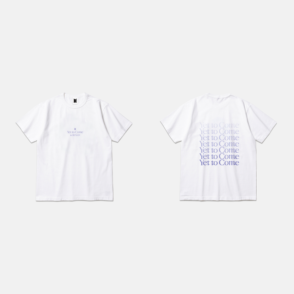 Yet To Come in BUSAN] S/S T-SHIRT (White) – BTS JAPAN OFFICIAL SHOP