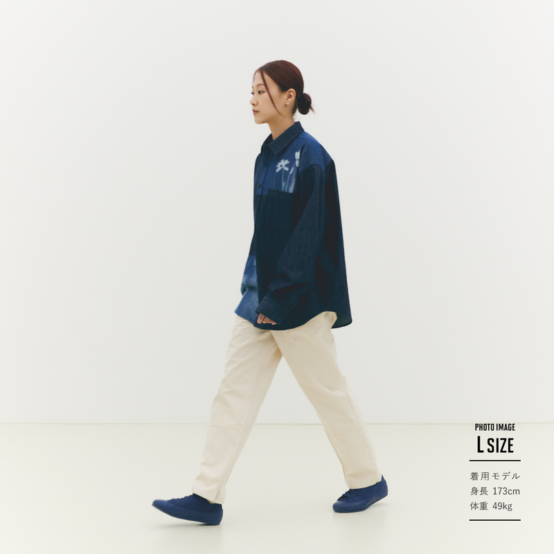 BTS RM【indigo】DENIM SHIRT デニムシャツ　公式品　XL