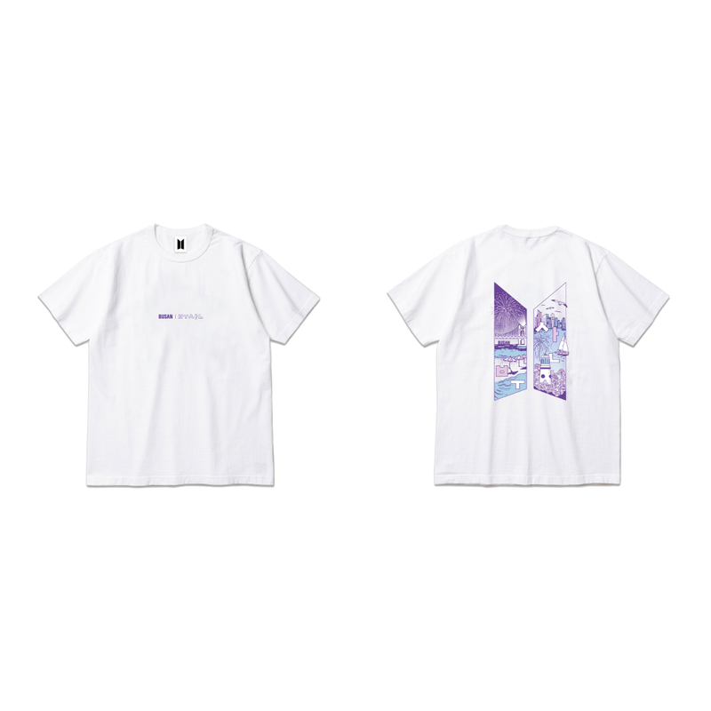 Yet To Come in BUSAN] BUSAN S/S T-SHIRT (White) – BTS JAPAN 