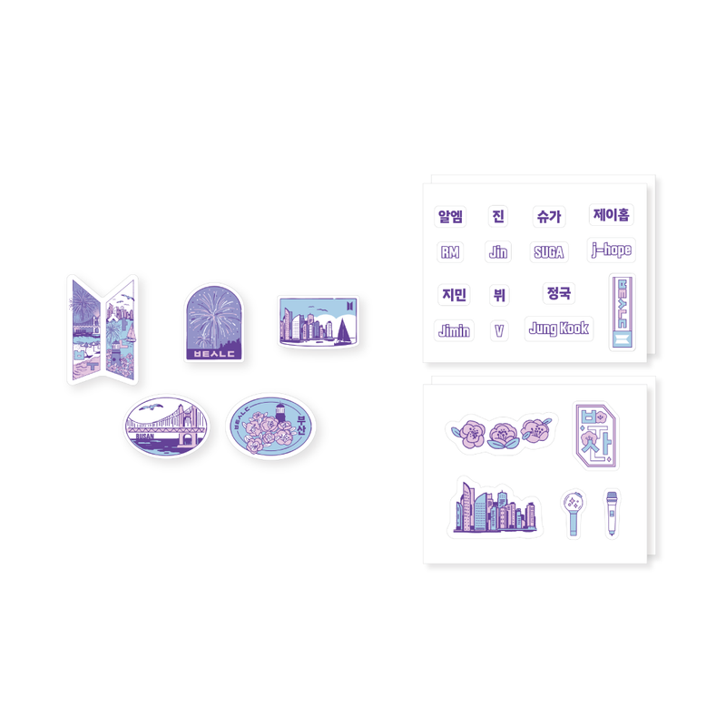[Yet To Come in BUSAN] CITY STICKER SET BUSAN