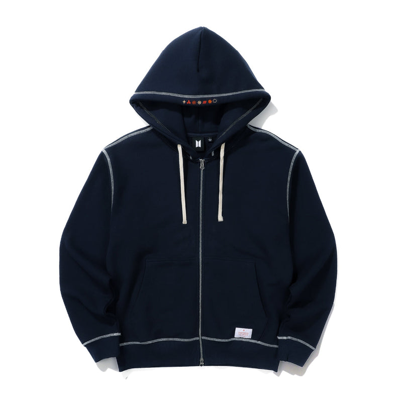 PERMISSION TO DANCE ON STAGE - SEOUL] ZIP-UP HOODIE (navy) (2022年 