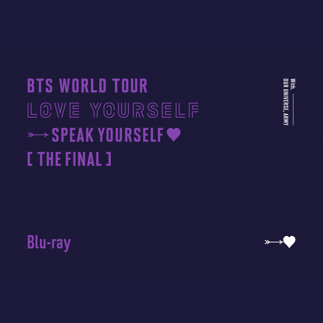 Blu Ray Bts World Tour 『love Yourself Speak Yourself The Final』 Bts Japan Official Shop 8796