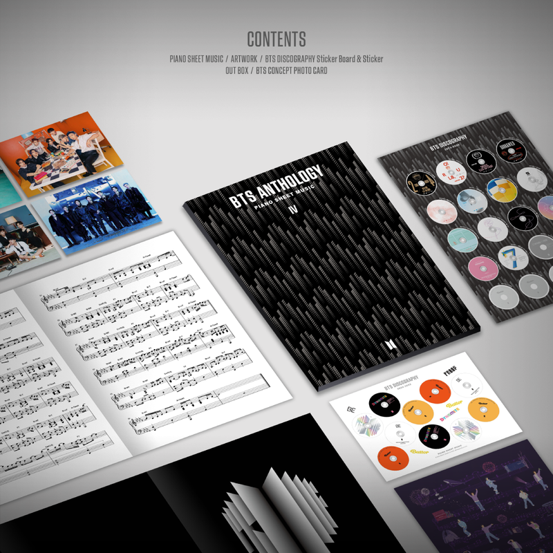BTS Piano Sheet Music ＜BTS ANTHOLOGY 4＞