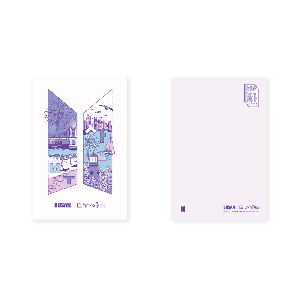 [Yet To Come in BUSAN] CITY POSTCARD SET BUSAN (2023年1月下旬以降発送) – BTS JAPAN  OFFICIAL SHOP