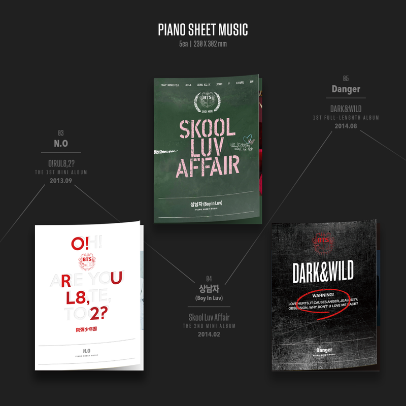 BTS Piano Sheet Music ＜BTS ANTHOLOGY 1＞ – BTS JAPAN OFFICIAL SHOP